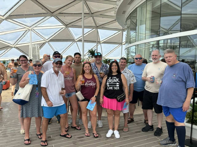 CruiseNCrawl official crawl on Utopia of the Seas, November 1, 2025.